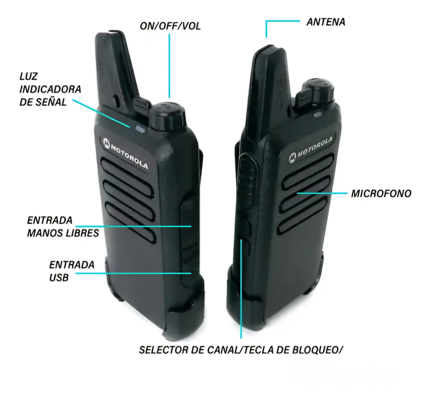 RADIOS MOTOROLA C1 X 2 UND